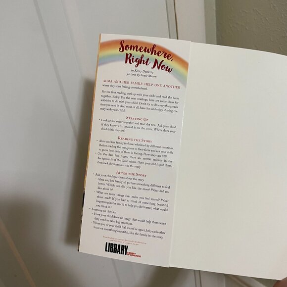 Imagination Library Book - Somewhere, Right Now - Paperback MUST BE BUNDLED - Picture 3 of 4